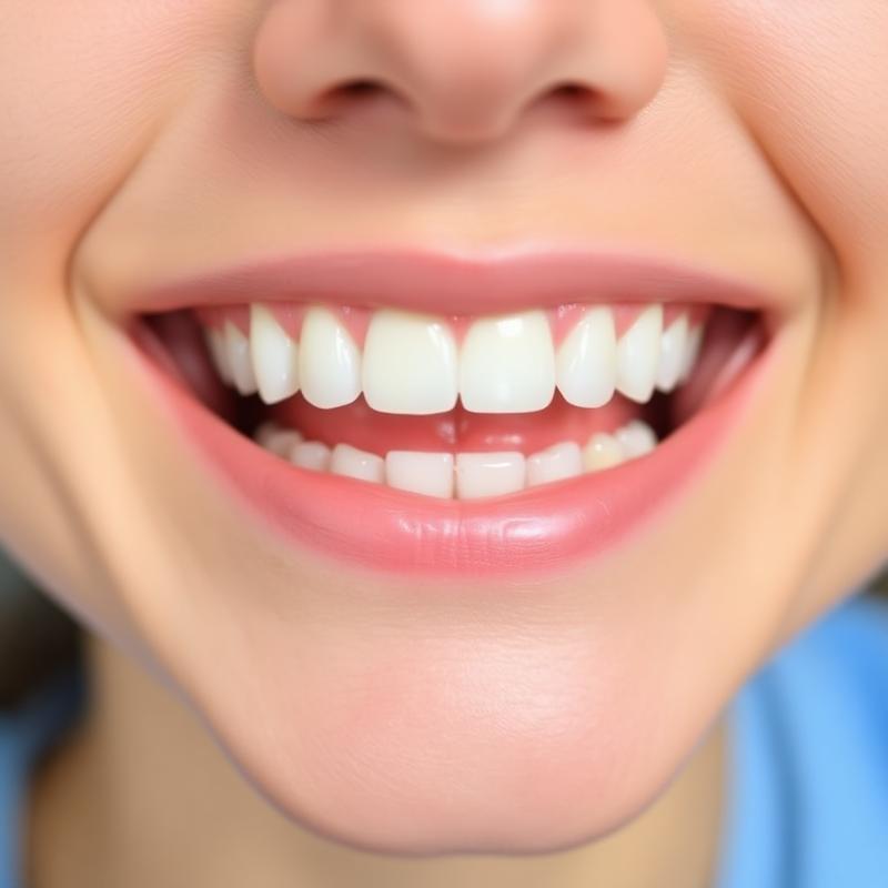 Antes do tratamento de implante dentário