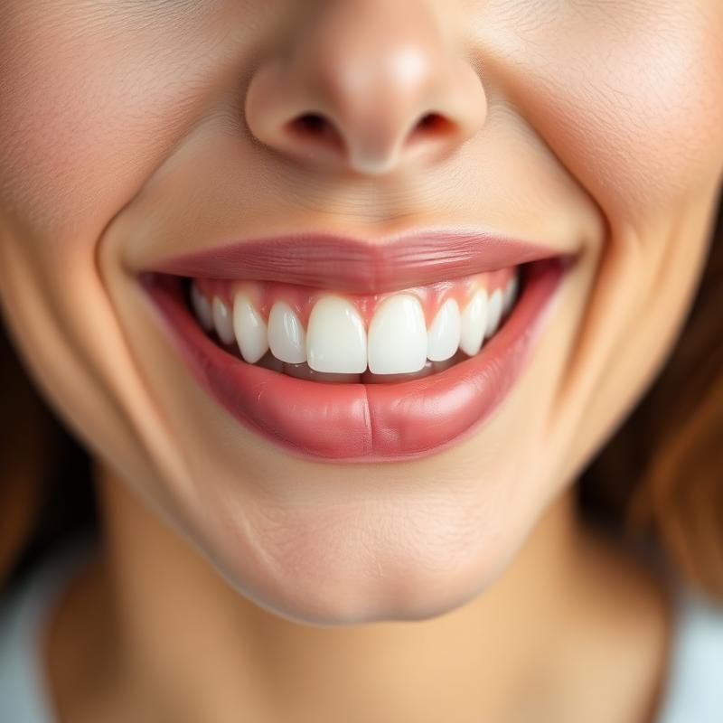 Depois do tratamento de implante dentário